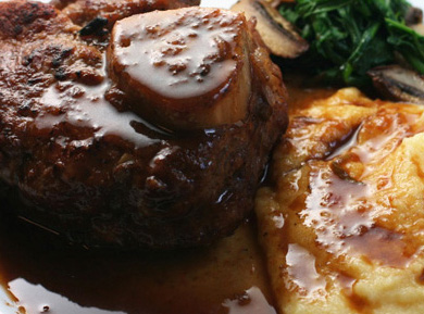 osso bucco cooked in a pressure cooker