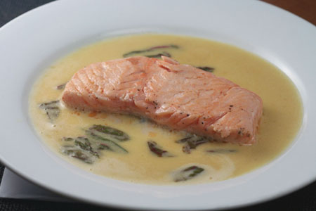 Salmon Sorrel Sauce -- Troisgros